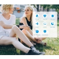 POWYSTAWOWY Pulsoksymetr ViATOM z Bluetooth miernik nasycenia tlenem palca