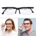 Okulary Dial Vision z regulowanymi soczewkami uniwersalne okulary do czytania i dali, z płynną regulacją dioptrii