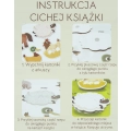 CICHA KSIĄŻECZKA Z KARTAMI KSIĄŻKA NA RZEP DLA DZIECI ZABAWKA MONTESSORI