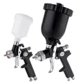 Pistolet Lakierniczy Zestaw 3x Dysza 0,8 1,4 1,7 HVLP do Malowania BLACK