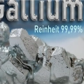 Metal Gallium RESTEQ 20g czystość 99,99% metal topniejący w rękach do nauki eksperymentów i kolekcji