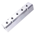 Listwa Rozdzielacz Pneumatyczny 5x 1/4" 2x 1/2" Alu Kompresora Sprężarki
