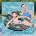 BESTWAY KOŁO DMUCHANE DO PŁYWANIA KÓŁKO PLAŻOWE KROKODYL DUŻE 91 CM