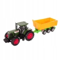 TRAKTOR Z PRZYCZEPĄ KIPER WYWROTKA OTWIERANA PRZYCZEPA 54 cm