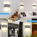 Lampy LED Kingwen 20 W 3000 K IP65 szare zestaw 2 szt.