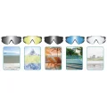 Okulary sportowe JUNDINGYUN z 5 wymiennymi soczewkami, 100% UV