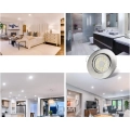 Reflektory LED wpuszczane cloksh 5W IP44 regulowane 12 szt. do łazienki i kuchni