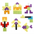 PUZZLE DREWNIANE TETRIS ZKB-815