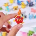 Zestaw figurek Pocket Monster 144 szt miniaturowe figurki kultowych postaci z serii
