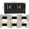 UŻYWANA Lampa Kingwen 4 x LED 20W, regulowany kąt, ciepła biała 3000K, IP65