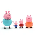 Zestaw figurek z bajki Peppa 4 szt zabawki przedstawiające ulubionych bohaterów dzieci
