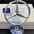 Emblemat znaczka Mercedes metal z grawerem stylowa ozdoba na maskę lub jako prezent dla fana marki