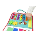 TABLICA SENSORYCZNA KOSMOS MONTESSORI MANIPULACYJNA UNIWERSALNA KSIĄŻKA 3D