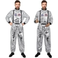 Kostium astronauta srebrny unisex dla dorosłych karnawał S UWXOZO