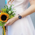 Pasek do zegarka smartwatch silikon 20mm Mugust 3 szt. rzep szary/różowy/niebieski