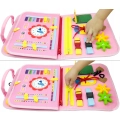 TABLICA SENSORYCZNA SYRENKA MONTESSORI MANIPULACYJNA KSIĄŻKA 3D