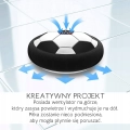 PIŁKA NOŻNA POWIETRZNA LATAJĄCA DYSK EFEKTY ŚWIETLNE UNOSI SIĘ NAD PODŁOGĄ
