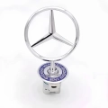 Emblemat znaczka Mercedes metal z grawerem stylowa ozdoba na maskę lub jako prezent dla fana marki