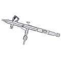 Precyzyjny Aerograf Modelarski FENGDA 0,3 Double Action BD208 3 regulacje