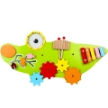 TABLICA SENSORYCZNA MANIPULACYJNA MONTESSORI KROKODYL