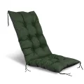 Poduszka ogrodowa 50x50x80 cm na krzesło wodoodporna zielona