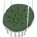 Poduszka ogrodowa 110 cm na krzesło wiszące bocianie gniazdo wodoodporna zielona