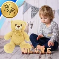 Duży Pluszowy Miś XXL 50 cm Kremowy Maskotka - Miękki Przytulanka dla Dzieci