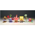 Zestaw figurek SpongeBob Kanciastoporty 6 szt. postacie z bajki SpongeBob do zabawy i kolekcji wysokiej jakości wykonanie