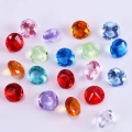 Diamenty akrylowe kolorowe 50 szt średnica 18,5mm dekoracyjne kryształki akrylowe