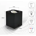 Oprawa natynkowa reflektor sufitowy GU10 Cube LED 230V 4 szt POWYSTAWOWY