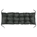 Poduszka ogrodowa 180x50 cm na leżak ławkę huśtawkę wodoodporna czarna