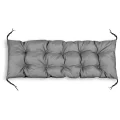 Poduszka ogrodowa 120x50 cm na ławkę huśtawkę palety wodoodporna szara