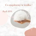 Poduszka puchowa Exlusive 70x80 ( 95% puch, 5% drobne piórka)