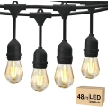Girlanda ogrodowa Svater LED 15m S14 IP65 15+1 żarówek 2W ciepłe białe 2700K POWYSTAWOWY