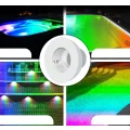 Lampa basenowa mini LED LyLmLe PL06-CS6W(A)-D 6W RGB IP68 12V z pilotem 2 szt.