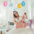 DUŻE BALONY BABY SHOWER PRZYJĘCIE 8 SZT 30 CM NARODZINY DZIECKA