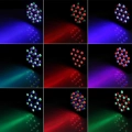 Lampy LED Disco RGB ZQ01104 oświetlenie dyskotekowe 7 trybów zestaw 4 szt.