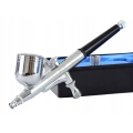 Kompresor modelarski AS18-3 AUTO STOP 4bar Uchwyt Wąż Aerograf BD-130 0,3mm