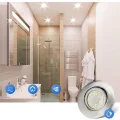 Reflektory LED wpuszczane cloksh 5W IP44 regulowane 12 szt. do łazienki i kuchni