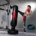 Worek bokserski treningowy 160 cm z pompą nadmuchiwany worek do ćwiczeń boksu i rozładowania stresu