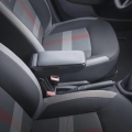 Podłokietnik środkowy z schowkiem do FIAT 500 2016 czarny Rati Armster S POWYSTAWOWY