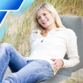 Mata plażowa z oparciem składana leżanka turystyczna na plażę ogród camping