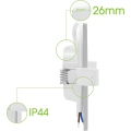 Reflektory LED wpuszczane Lumare 6 W IP44 płaskie srebrne 230 V 400 lm 9 szt