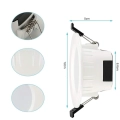 Inteligentne oświetlenie wpuszczane GEYUEYA 9W WiFi/Bluetooth 10 sztuk