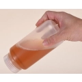 Zestaw butelek laboratoryjnych 500 ml PP szeroki wlew z zakrętką 15 sztuk