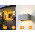 Zewnętrzna lampa CELAVY CE-1006C LED z czujnikiem ruchu lampa elewacyjna wodoodporna do ogrodu