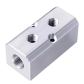Listwa Rozdzielacz Pneumatyczny 2x 1/4" 2x 1/2" Alu Kompresora Sprężarki