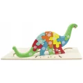 LT427 PUZZLE EDUKACYJNE DINOZAUR 3D MONTESSORI DREWNIANE PUZZLE