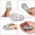Fidget Spinner Koło Łańcuchowe Koło Zamachowe antystresowa zabawka z łożyskiem metalowa konstrukcja i płynny ruch
