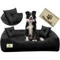 Legowisko dla psa kojec PRESTIGE 115x95 cm wodoodporne czarne